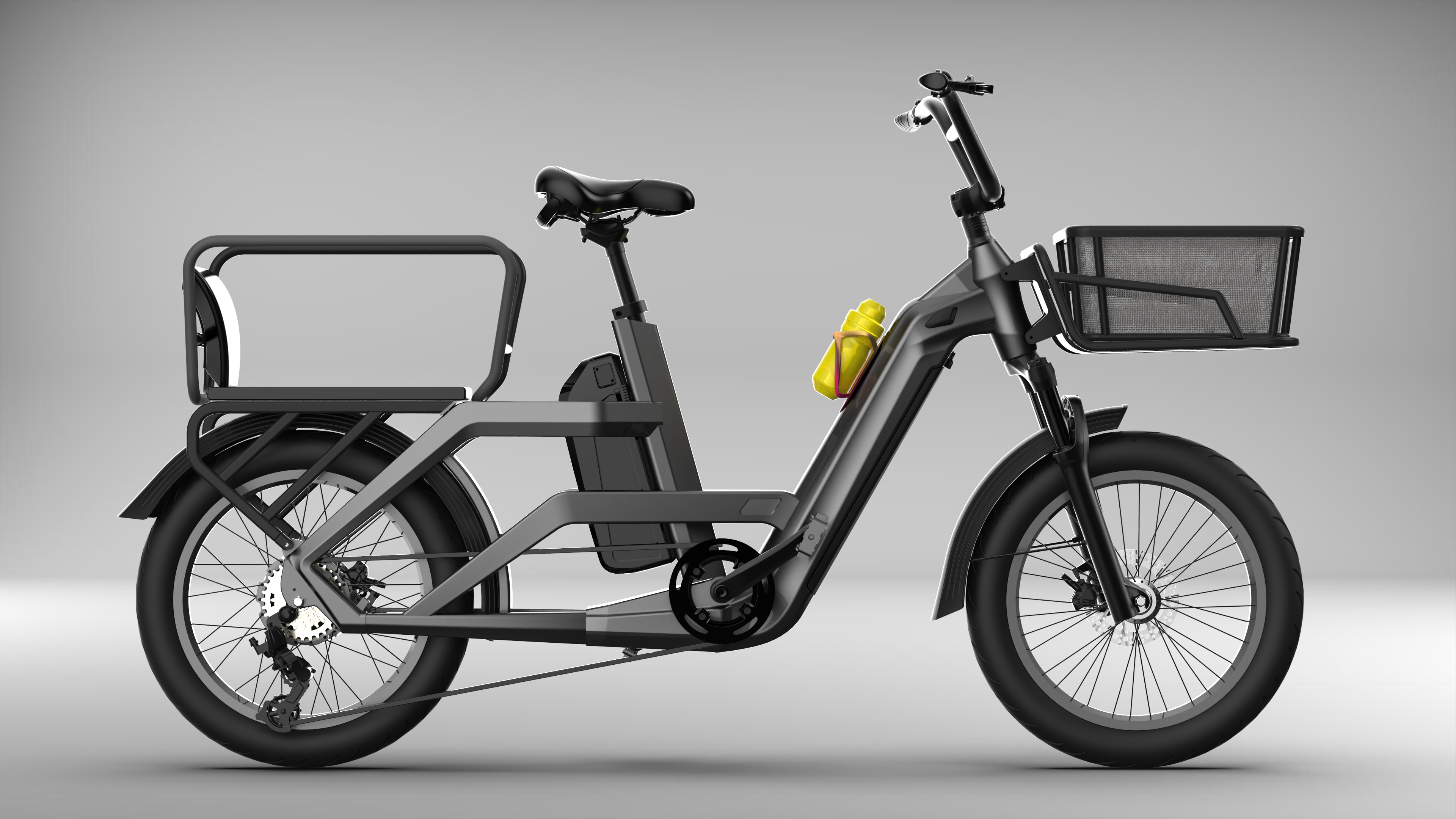 Electric Cargo Bike For Delivery Or Family